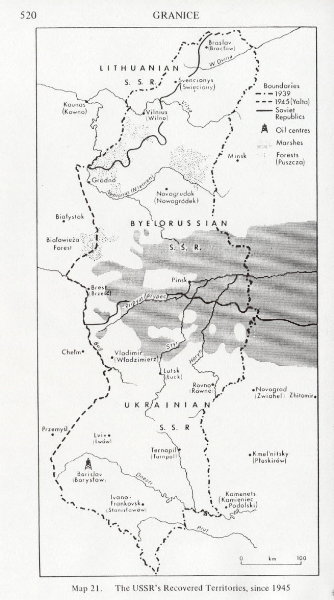 Map Of Poland Wwii. of pre-WWII Poland